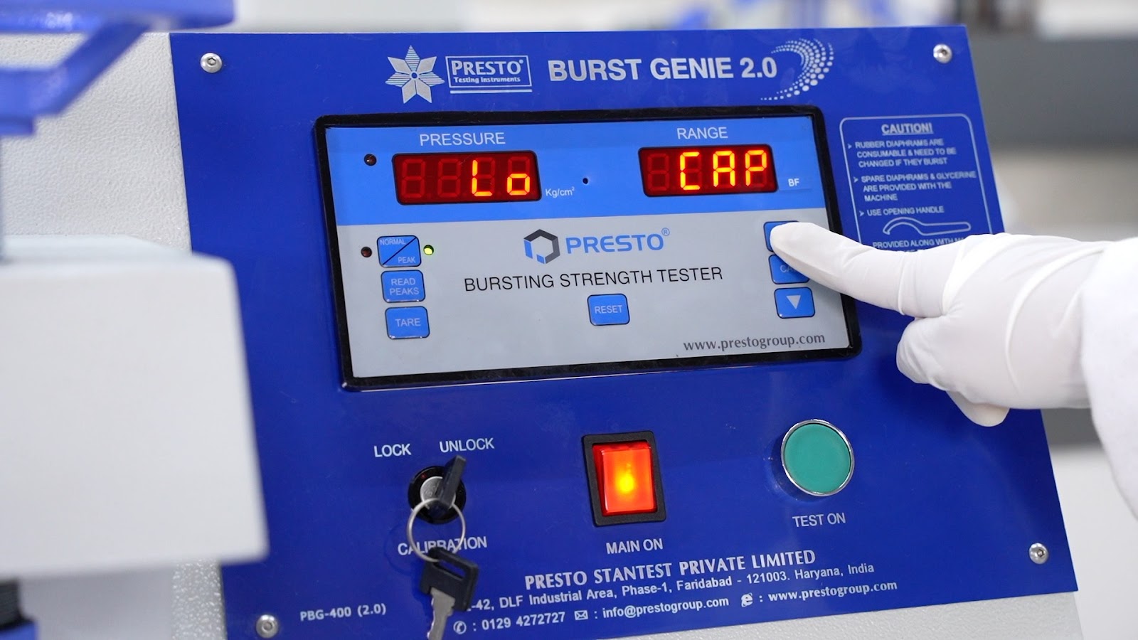 bursting strength test